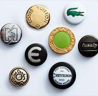 Boutons de marques