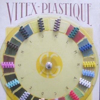 Vitex Kunststoff-Reißverschluss in verschiedenen Farben